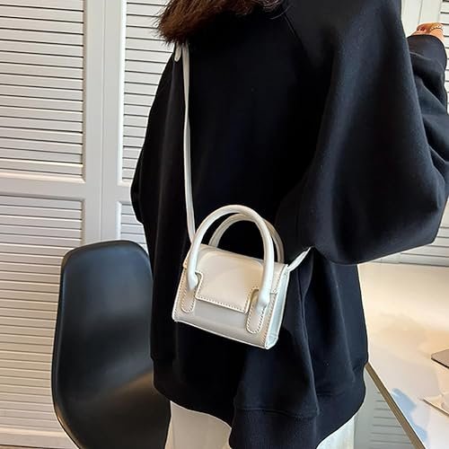 Howkly PU Leather Flap Mini Square Bag