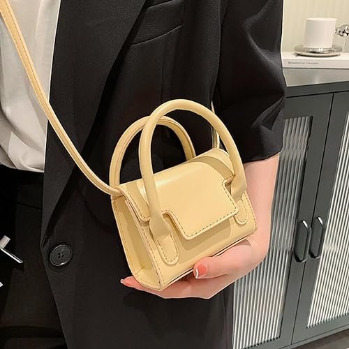 Howkly PU Leather Flap Mini Square Bag
