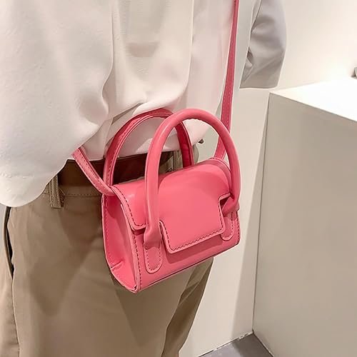Howkly PU Leather Flap Mini Square Bag