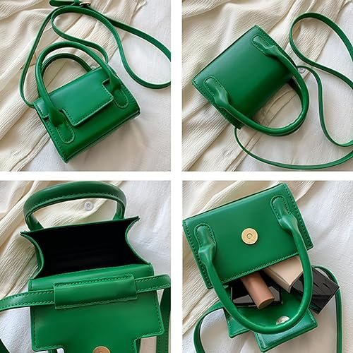 Howkly PU Leather Flap Mini Square Bag