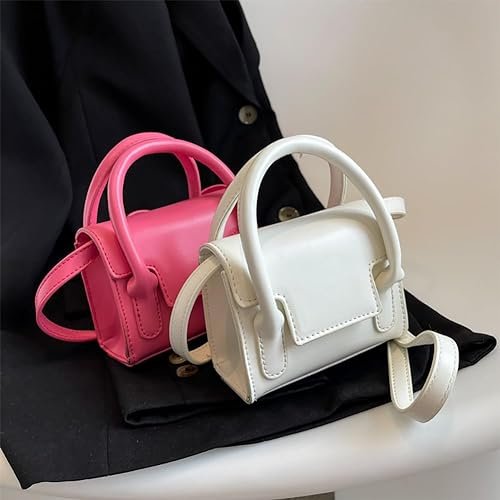 Howkly PU Leather Flap Mini Square Bag