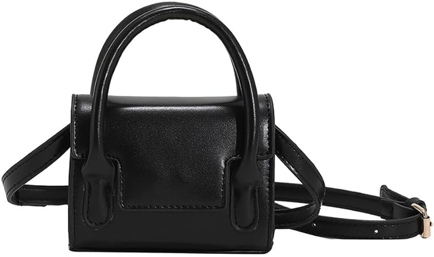 Howkly PU Leather Flap Mini Square Bag