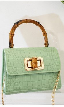 Bamboo Women crocodile small handbag