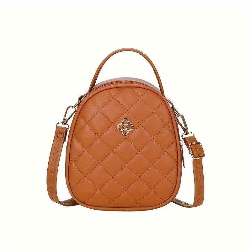 Girl's Argyle Zipper Bag, Fashion bag