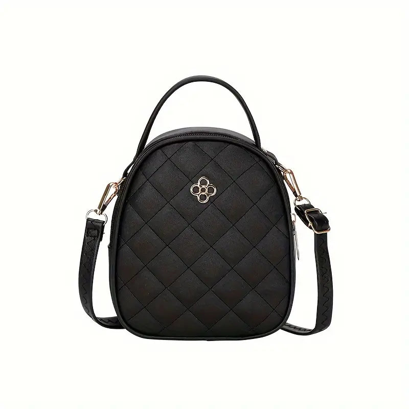 Girl's Argyle Zipper Bag, Fashion bag