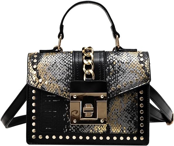 Gradient snake pattern bag women's one shoulder messenger hand-held small square bag