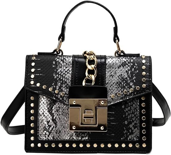 Gradient snake pattern bag women's one shoulder messenger hand-held small square bag