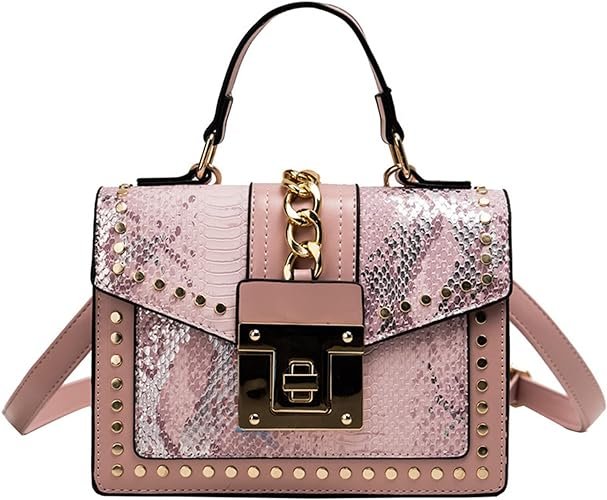 Gradient snake pattern bag women's one shoulder messenger hand-held small square bag