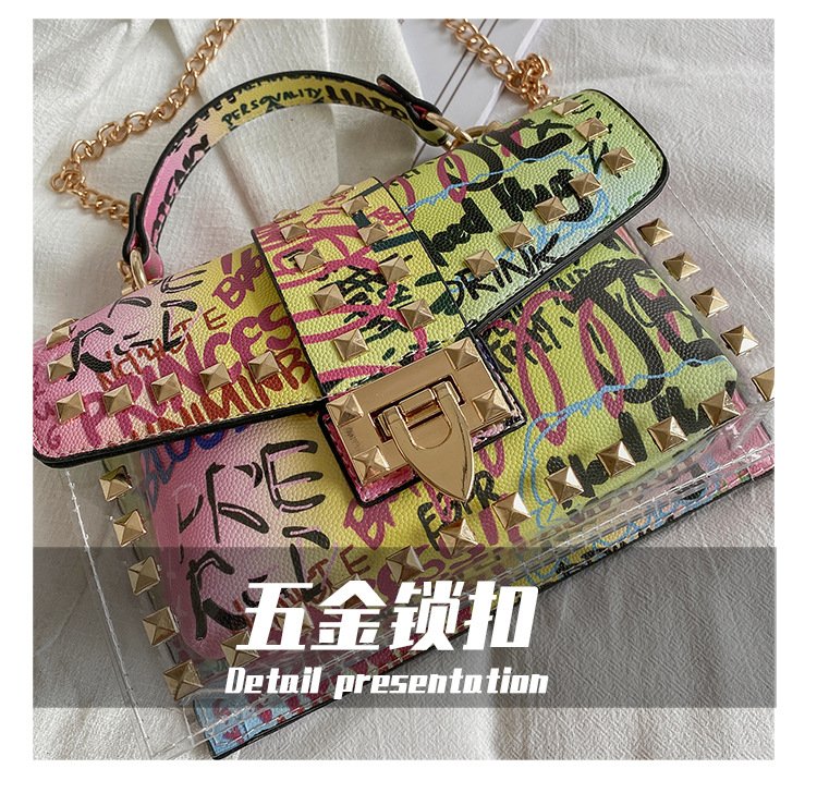 Snack Printed 2-in-1 Ladies Handbags