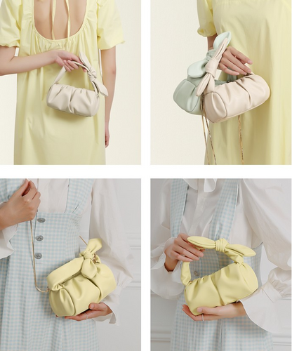 New Small Handbags Pleated Cloud Bag