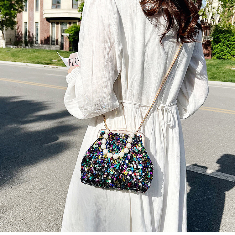 New Pearl Tote Sequin Party bags