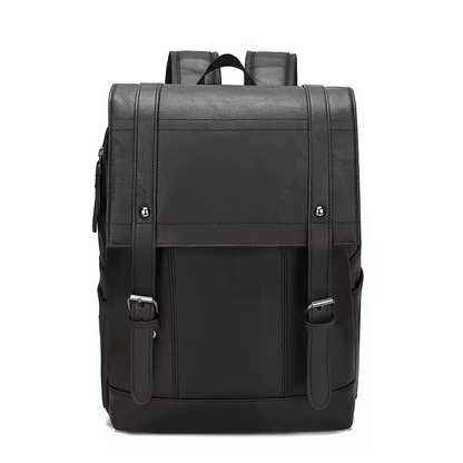 new men's large-capacity PU business slim laptop backpack