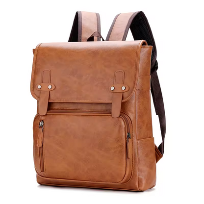 New Versatile Daily Trendy High Capacity Luxury Waterproof Back Pack PU Leather Backpack Bag