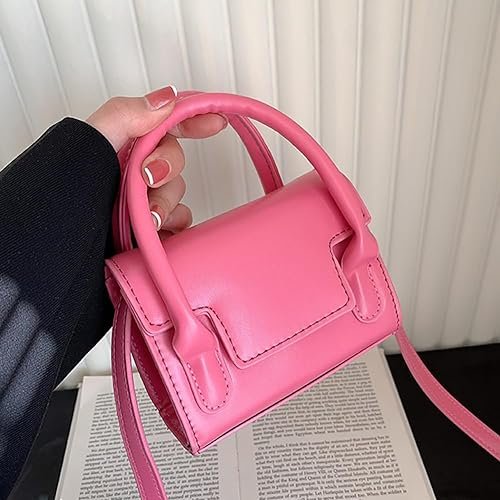 Howkly PU Leather Flap Mini Square Bag