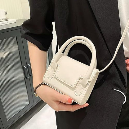 Howkly PU Leather Flap Mini Square Bag