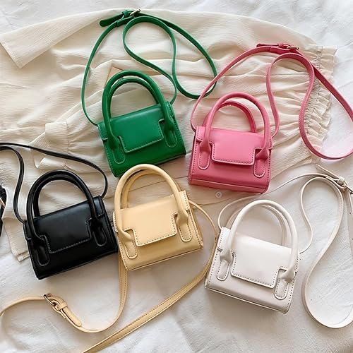 Howkly PU Leather Flap Mini Square Bag