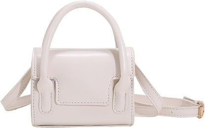 Howkly PU Leather Flap Mini Square Bag