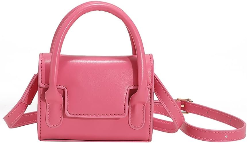 Howkly PU Leather Flap Mini Square Bag