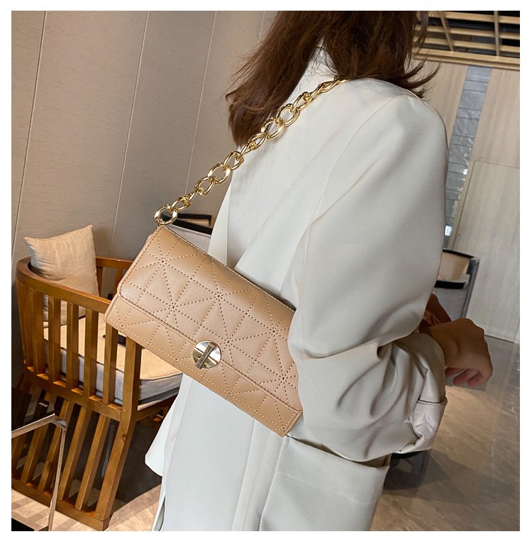 Retro Famous Brand Women Armpit Bags Handbag Underarm Bag Shoulder Pu Leather Chic Ladies Handbags