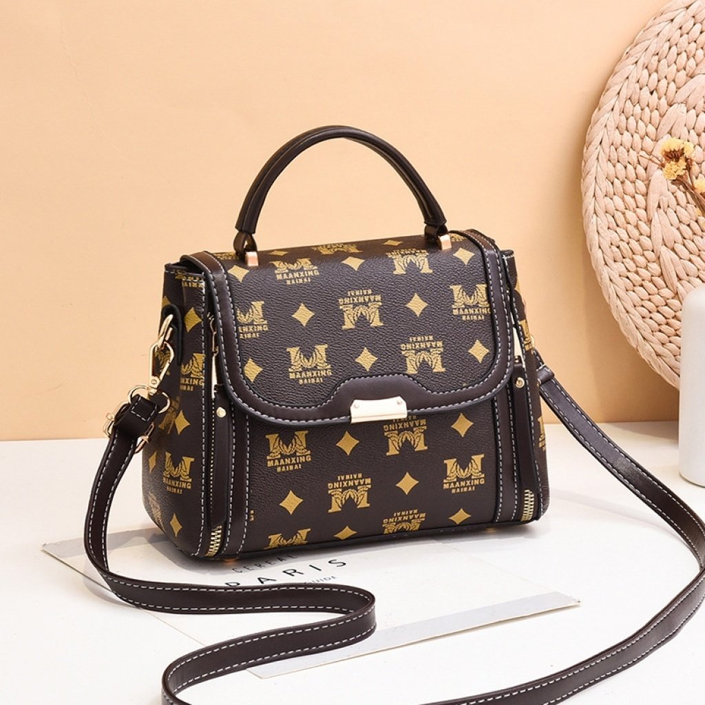 Women ladies handbag autumn and winter versatile ins fashion wide shoulder