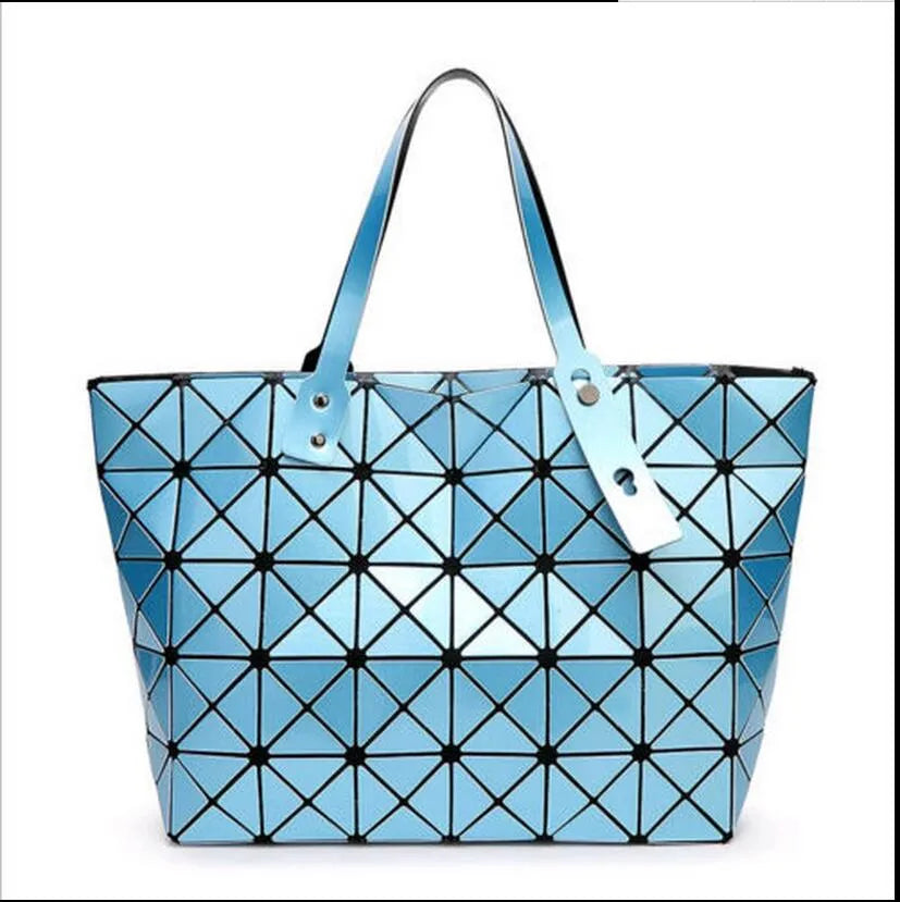 Geometric handbag for Women | Reflective Medium Tote bag | shoulder bag | Large purse for women and Girls